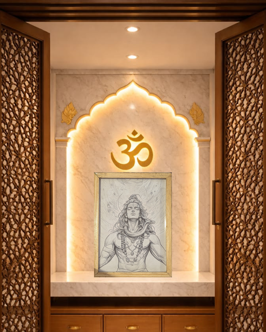 Mahadev Spritual Night Lamp [Portrait]