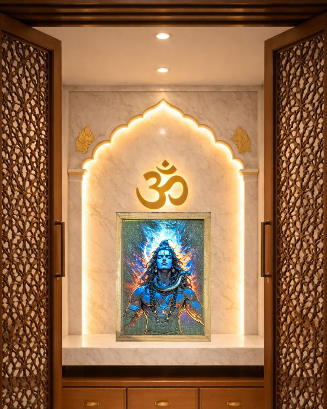 Mahadev Spritual Night Lamp [Portrait]